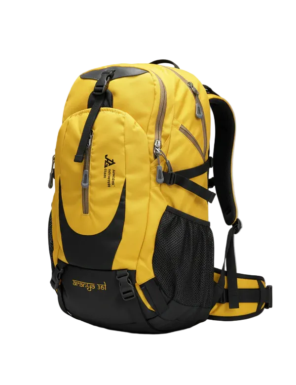 JAG Aranya 45Litres Alpine Backpack Air Flow Back Support - Solar Flare / 45 Litres - Rucksacks and Backpacks