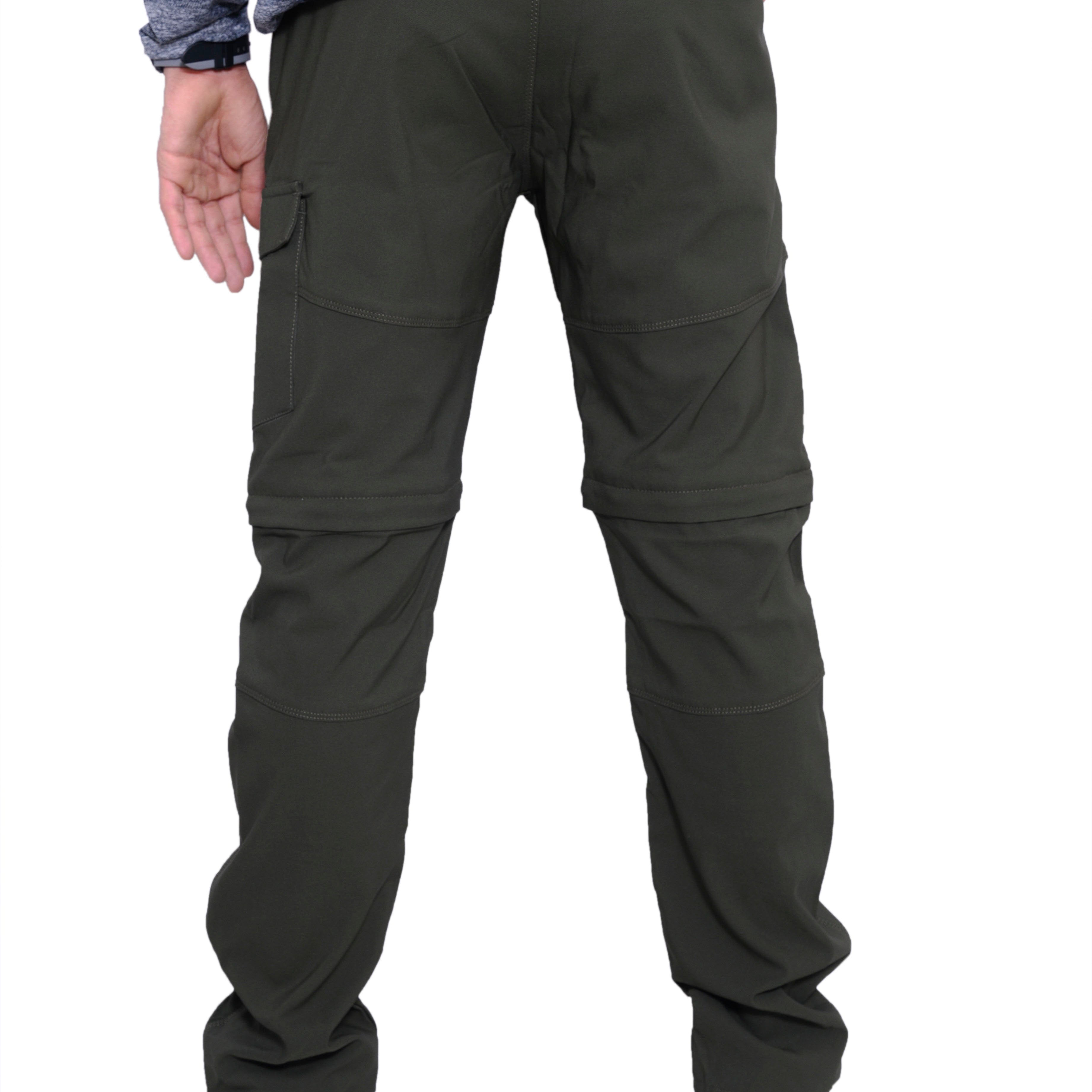 JAG Men's Discovery Series convertible trekking and hiking pants with cargo pockets, designed for travel and outdoor adventures.