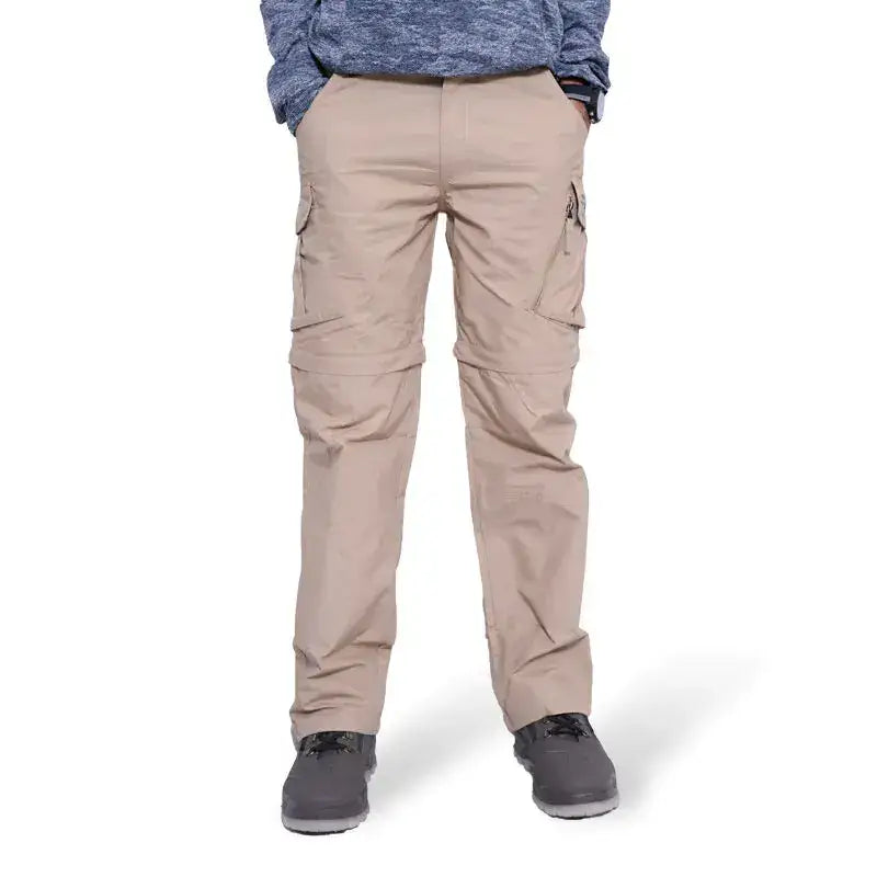 JAG Special Forces Cargo Convertible Trekking Hiking & Travel Pants - Khaki / M - Cargos and Pants