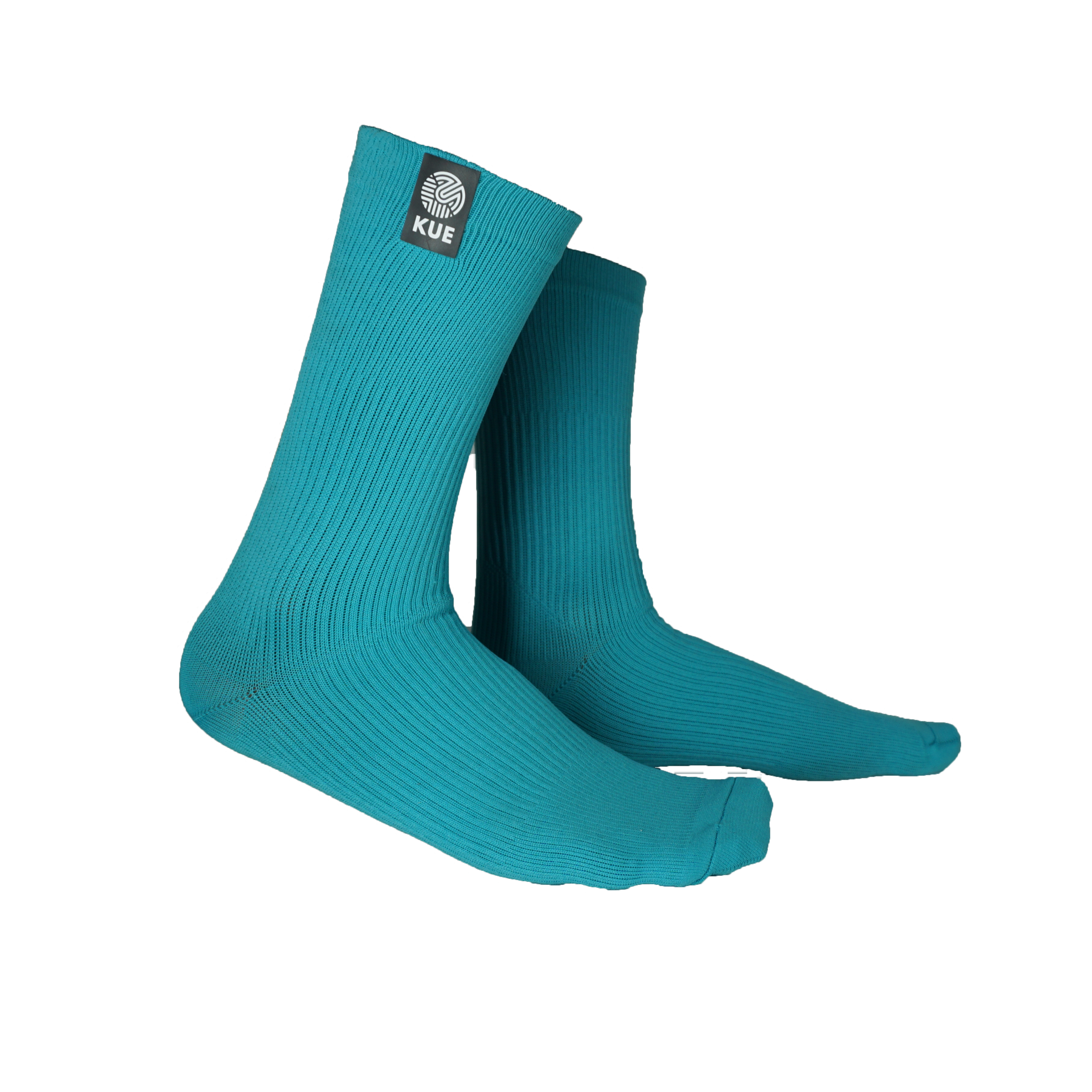 Kue Unisex Odour-Free Sports Crew Socks - Turquiose / S to M - Socks