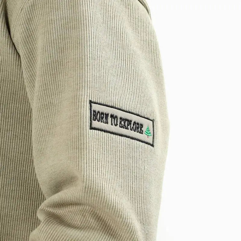 Lammer Men’s Bonded Corduroy with Fleece Lining Sweatshirt - Fleece