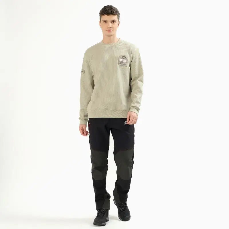 Lammer Men’s Bonded Corduroy with Fleece Lining Sweatshirt - Fleece