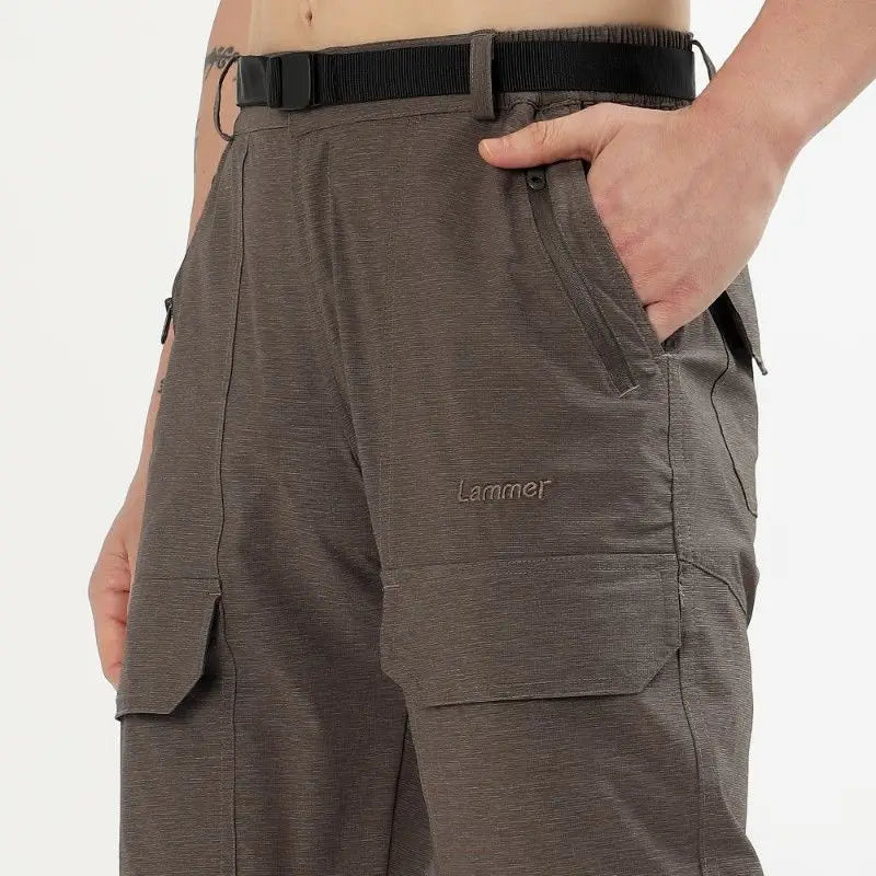 Lammer Men’s Convertible Ripstop Nylon Trekking Pants - Cargos and Pants