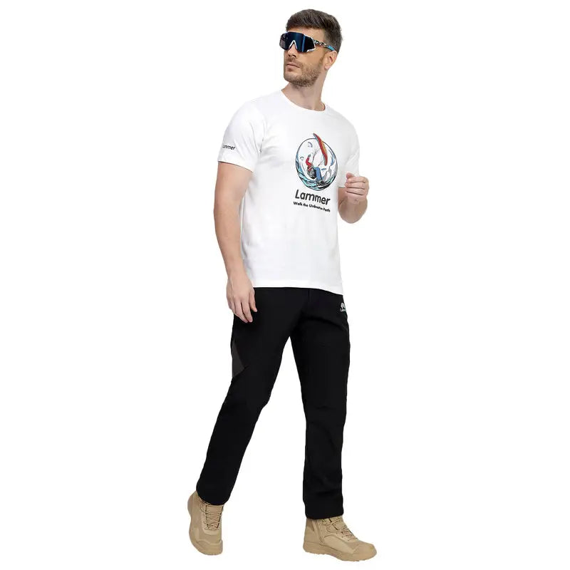 Lammer Men’s Cotton Parachute Printed T-shirt - T-shirt
