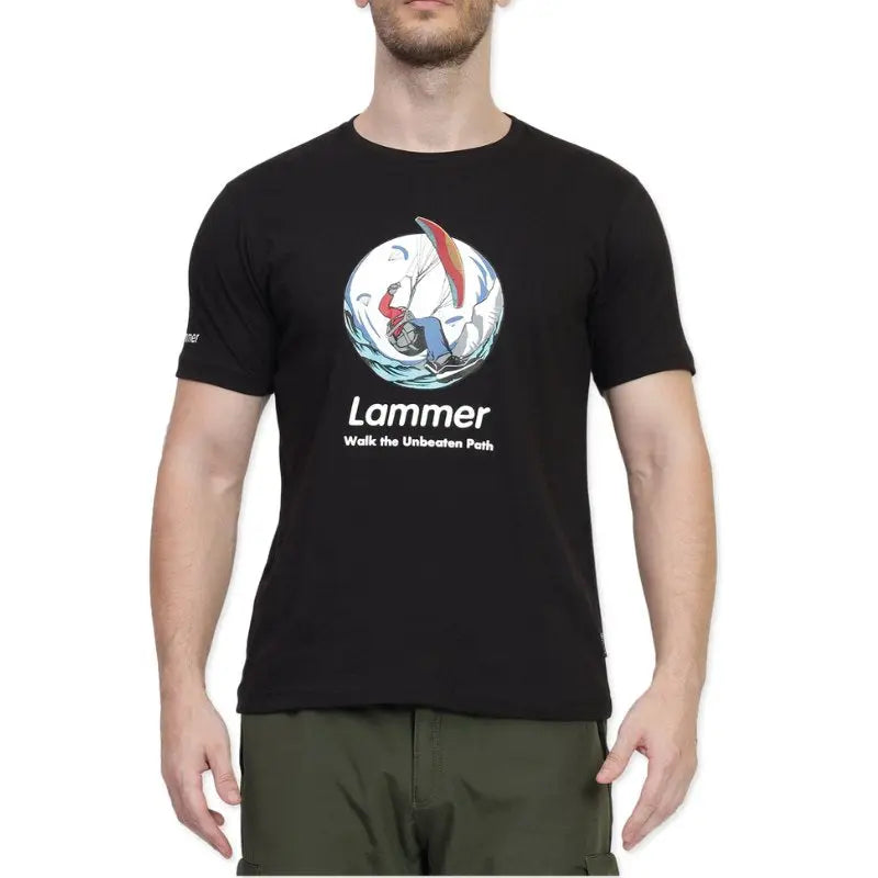 Lammer Men’s Cotton Parachute Printed T-shirt - T-shirt