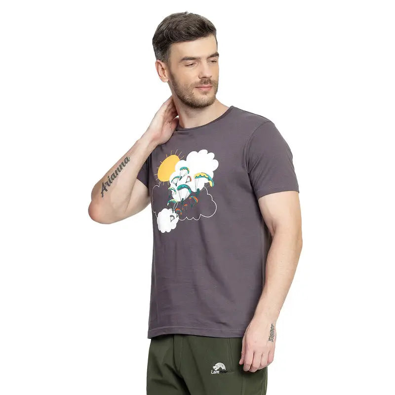 Lammer Men’s Fly Cotton Printed T-shirt - T-shirt