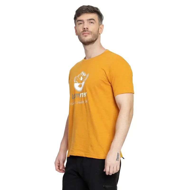 Lammer Men’s Mojo Slub Cotton Eagle Printed T-shirt - T-shirt