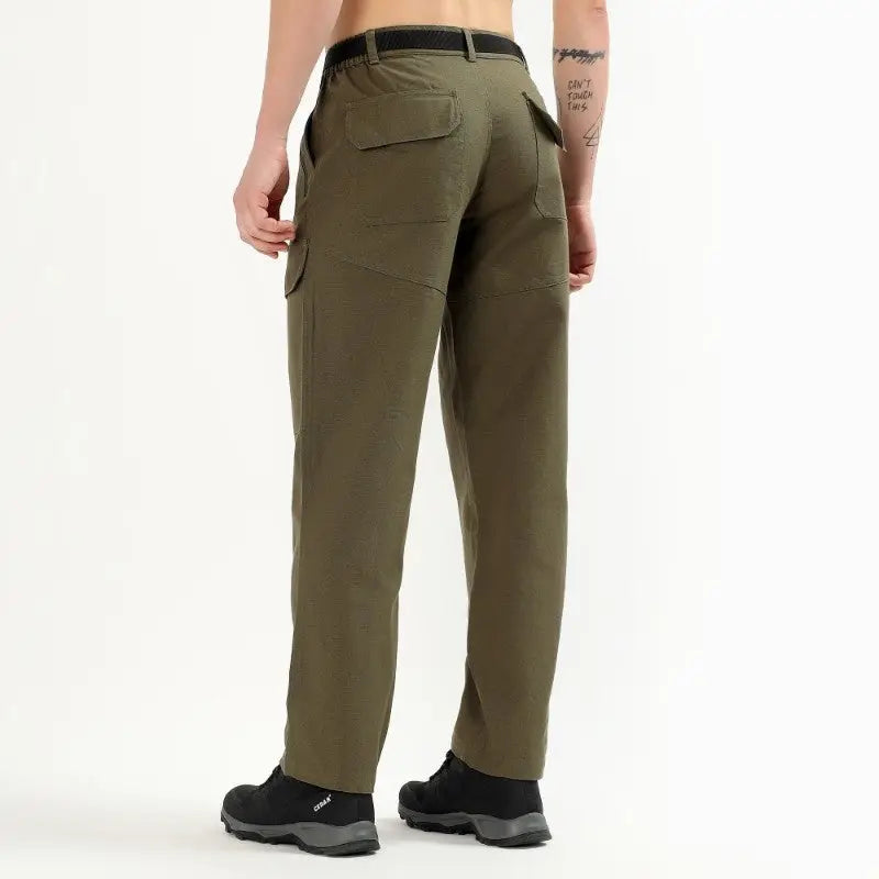 Lammer Men’s Premium Heavy Cotton Multi Pockets Cargo Pants - Cargos and Pants