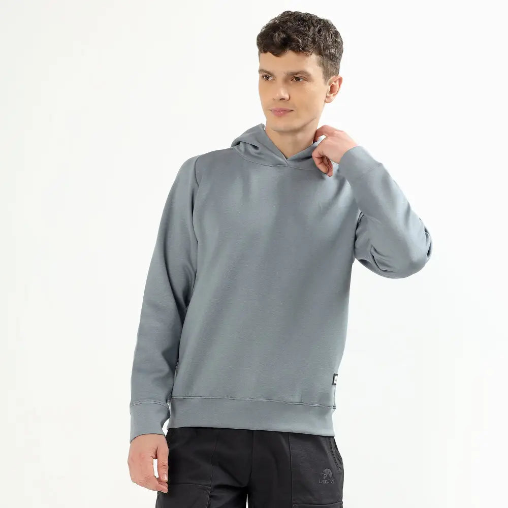 Lammer Men’s Premium Lycra Blend Hoodie - Gray / M - Hoodie