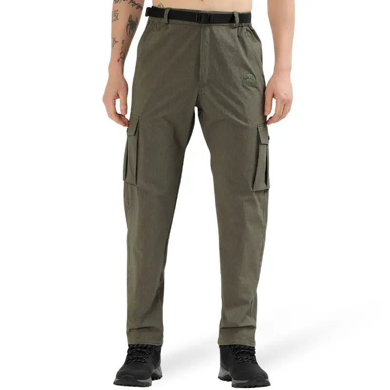 Lammer Men’s Ripstop Nylon 4-Way Stretch Trekking Pants - Green / M - Cargos and Pants