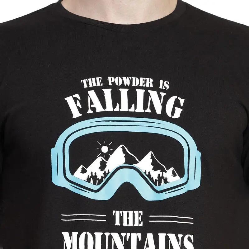 Lammer Men’s Ski Cotton Printed T-shirt - T-shirt