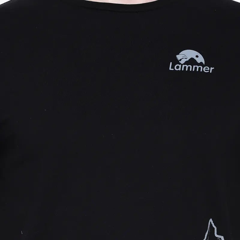 Lammer Men’s Slub Cotton Mountain Printed T-shirt - T-shirt