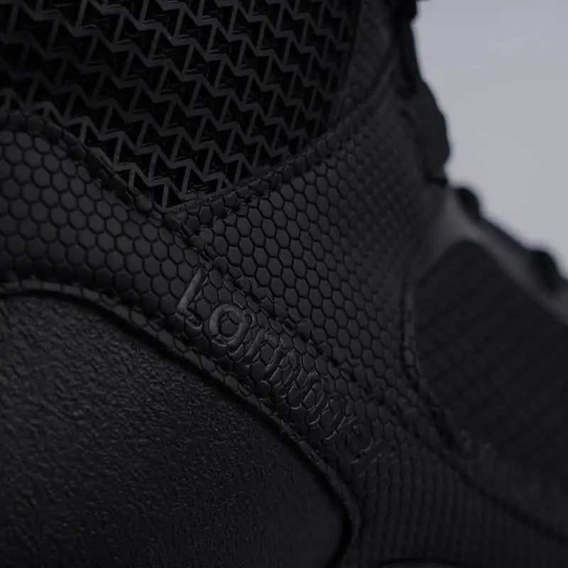 Lammer Men's Tactical-1 lightweight shoes in black, featuring durable design and tactical grip for outdoor and tactical use.