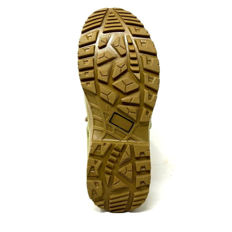 Lammer Men's Tactical-4 High Ankle Shoes in dark gray, featuring durable design and high ankle support for tactical use