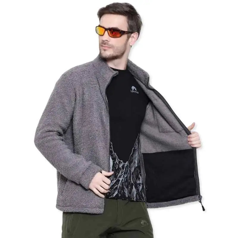 Lammer Men’s Teddy 002 Full Zip Jacket - Fleece Jacket