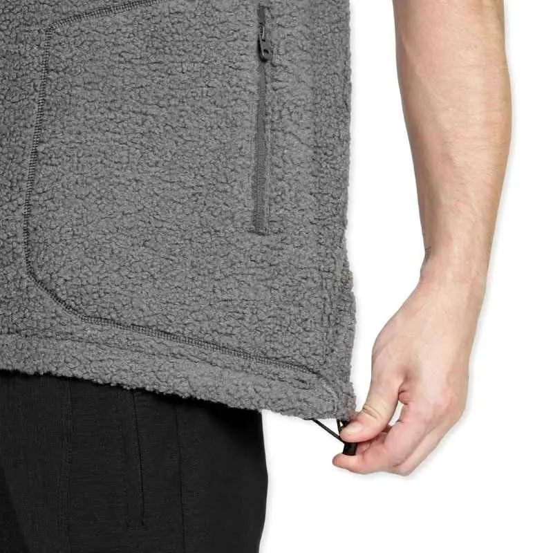 Lammer Men’s Teddy 006 Coral Fleece Vest Jacket - Vest Jacket