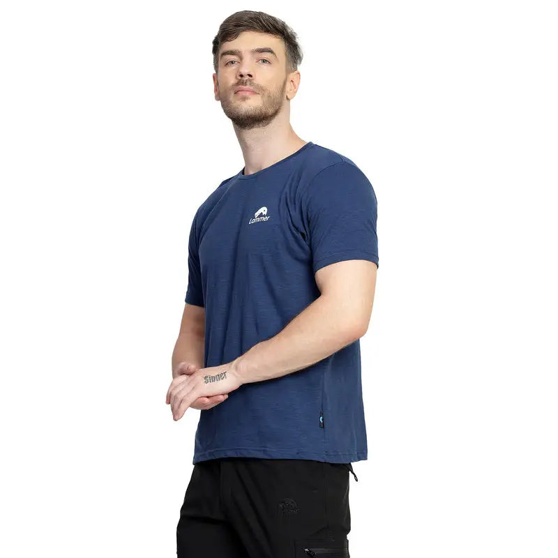 Lammer Men’s Tri Slub Cotton Printed T-shirt - T-shirt