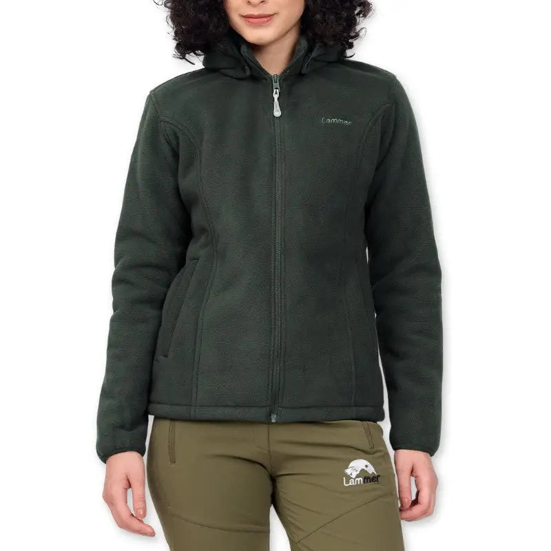 Lammer Women’s Bonded Coral Fleece Full Sleeves Jacket - Wind Jacket