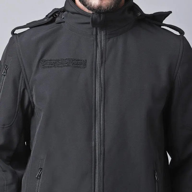 MountMiller Men’s 12 Zip Softshell Wind Proof Lycra Jacket - Jacket