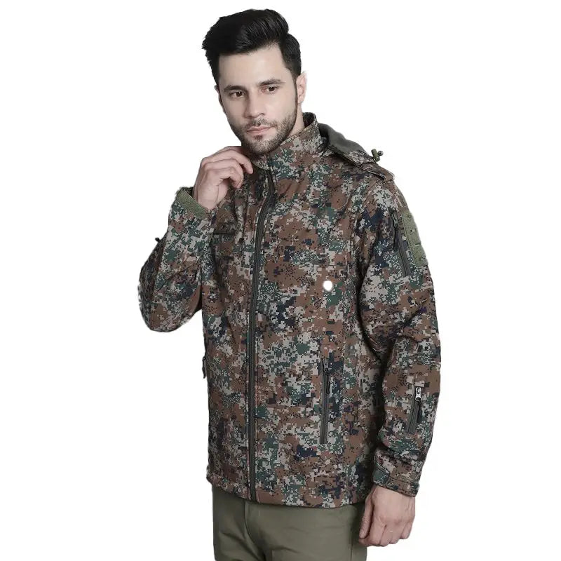 MountMiller Men’s 12 Zip Softshell Wind Proof Lycra Jacket - Jacket