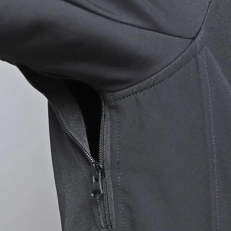 MountMiller Men’s 12 Zip Softshell Wind Proof Lycra Jacket - Jacket