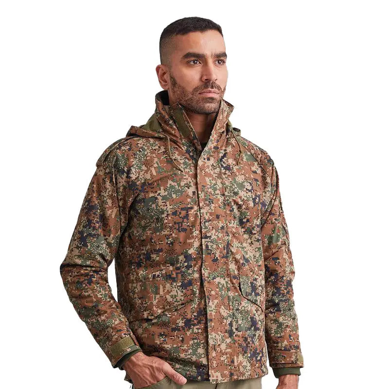 MountMiller Men’s 3 Layer Parkha WR 9 Pocket Jacket - SUPERDIGITAL / S - Jacket