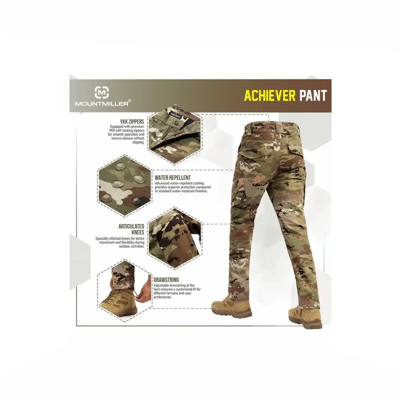 MountMiller Men’s Achiever Tactical Pant - Cargos and Pants