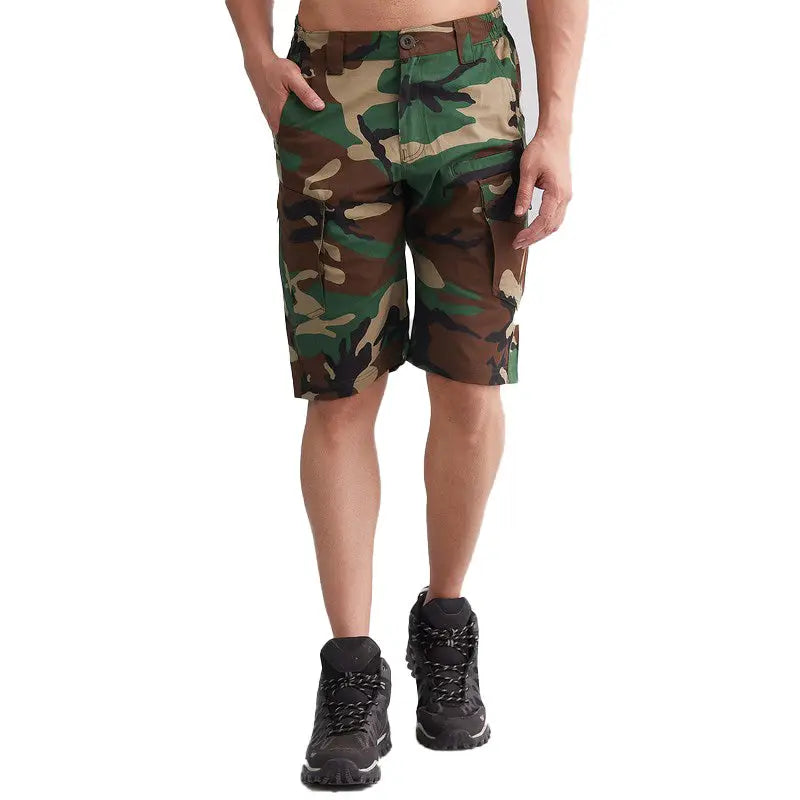 MountMiller Men’s Explorer Tactical Shorts - Woodland / 28 - Shorts