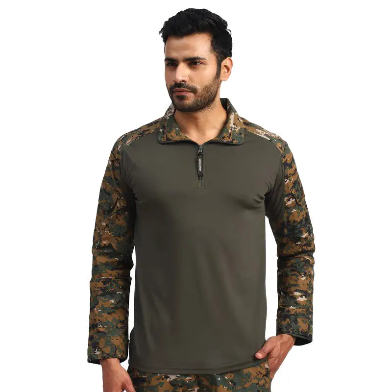 MountMiller Men’s Full Sleeve Tactical T-Shirt - Cobra / S - T-shirt