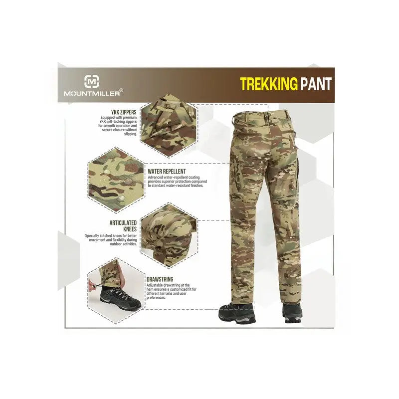 MountMiller Men’s PathFinder Trekking Pant - Cargos and Pants