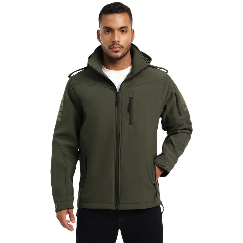 MountMiller Mens’s Falcon X9 Ripstop Lyra Jacket - Olive Green / S - Jacket