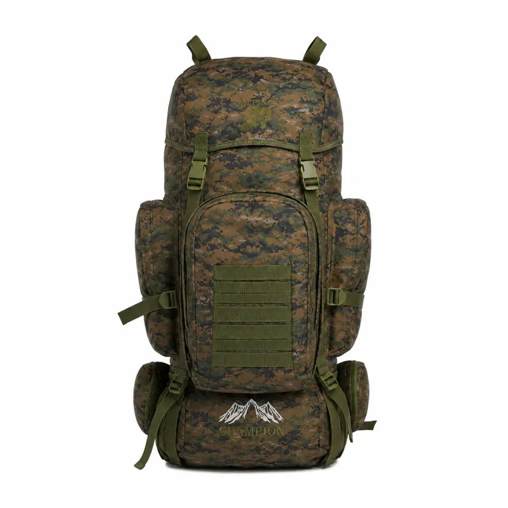 NLTW Tactical 95 Litres Travel Backpack with Multiple Compartments Adventure Rucksack - Cobra / 95 Litres - Rucksack