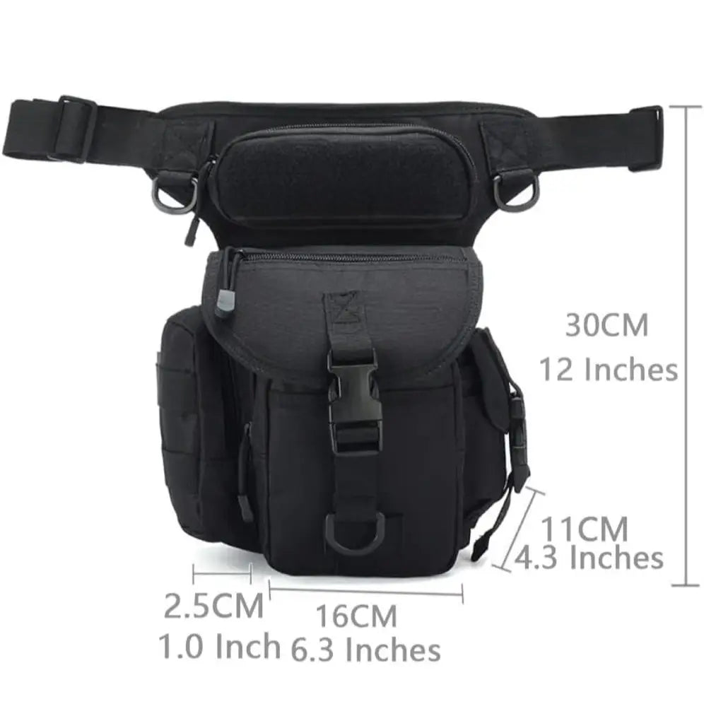 NLTW Unisex Tactical Utility Waist Bag |Multi Pocket Belt Pouch - Military Olive - Waist Packs