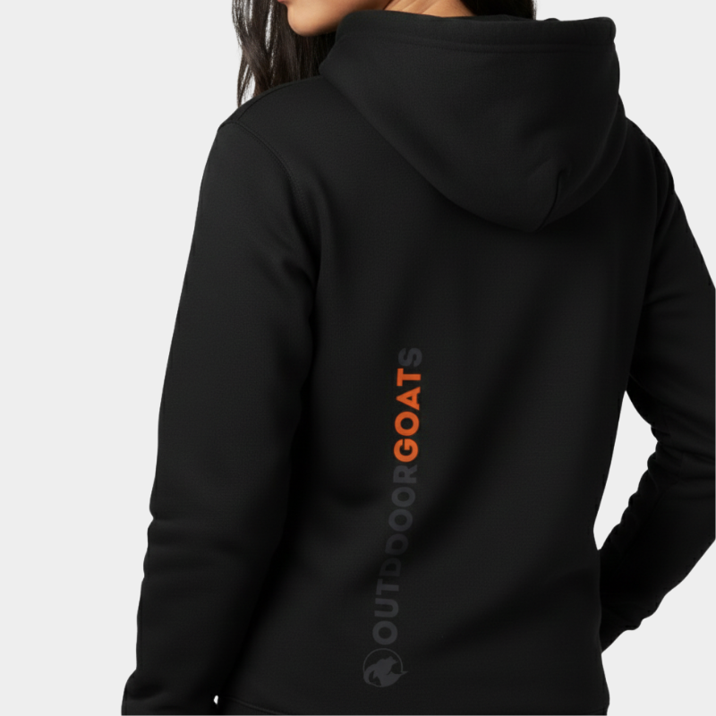 OutdoorGoats women's kangaroo pocket pullover hoodie, casual outdoor jacket with front kangaroo pocket and soft fabric.