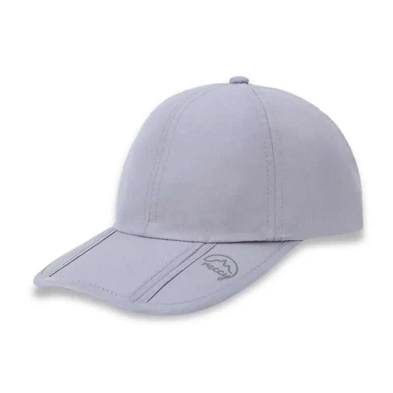 Reccy Unisex TrailTuck Cap All Day Comfort - Light Grey / Free Size - Headwear