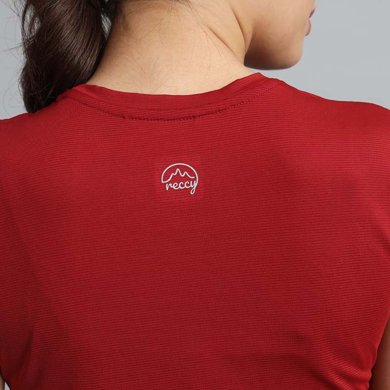 Reccy Women’s Ultralight Soft Breathable Super Stretch Moisture Wicking Athletic T-shirt - T-shirt