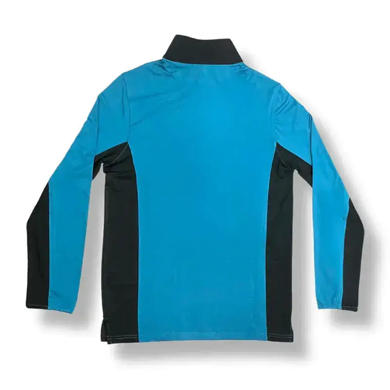 Blue Ruggd Indian men's breathable hiking and trek T-shirt, lightweight and comfortable for outdoor activities.