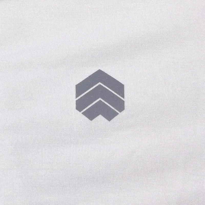 White Ruggd Indian men's odor-resistant bamboo training T-shirt, lightweight and breathable for active wear.
