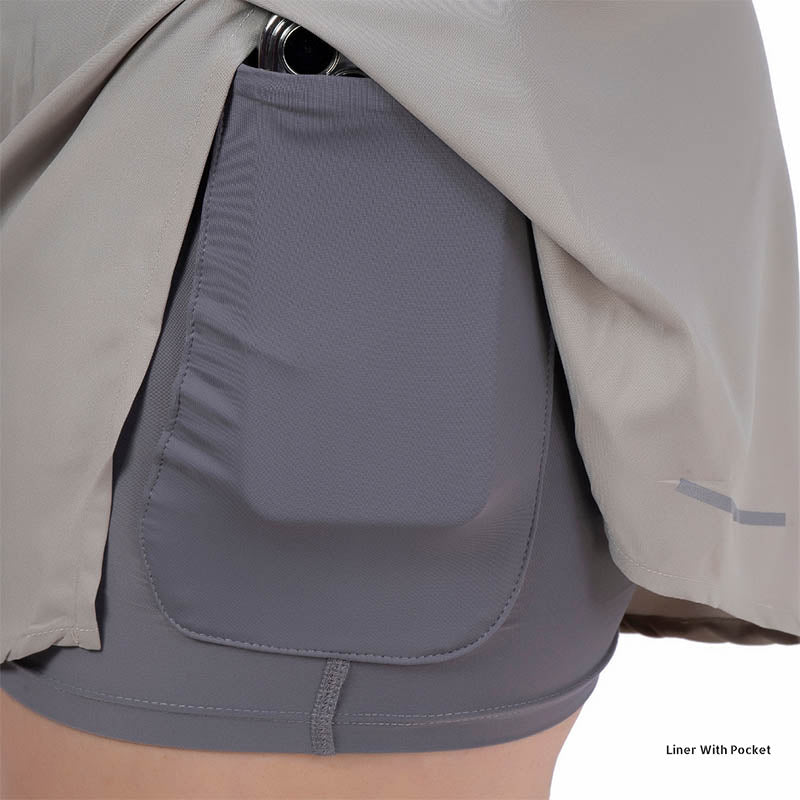 Ruggd Indian women's feather light running active speed shorts in vibrant color, designed for comfort and performance.