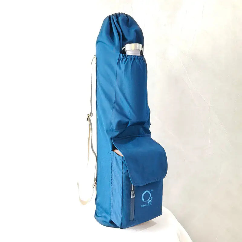 SkiD O2 Unisex 3 Pocket Canvas Block Style Yoga Bag