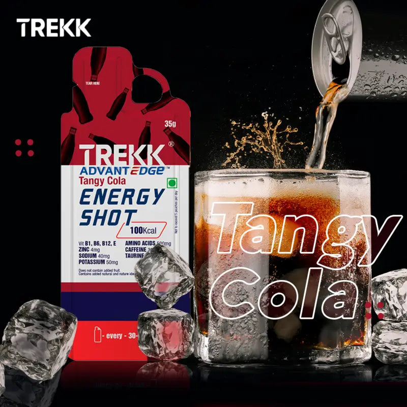 Trekk Nutrition Advantage Tangy Cola Energy Shot Gel 35g - Pack of 20 - Energy Gels