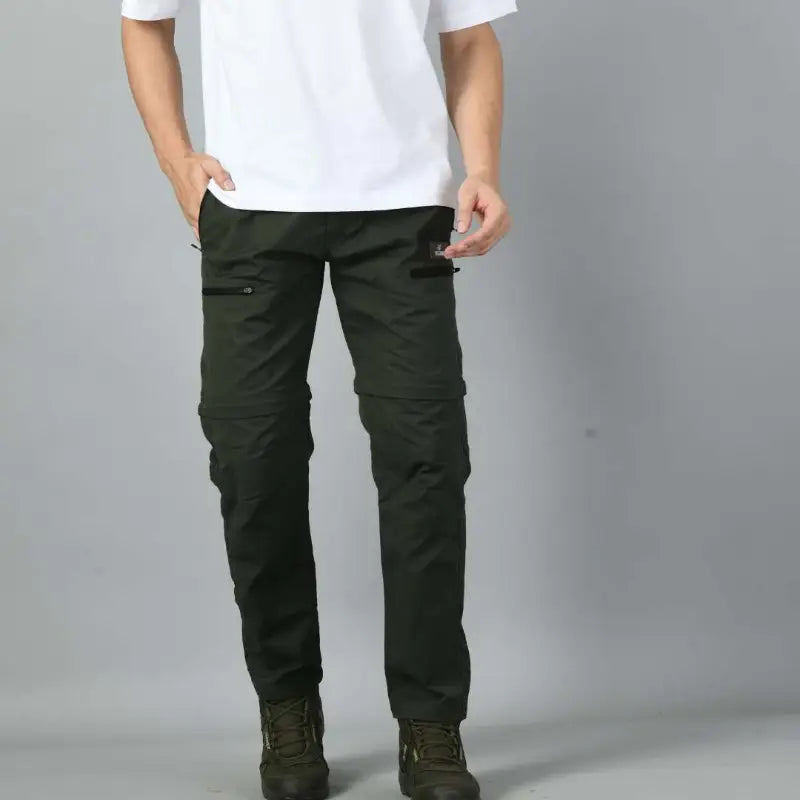 Trekmonk Men’s Loose Convertible Cargo Pants - Cargos and Pants