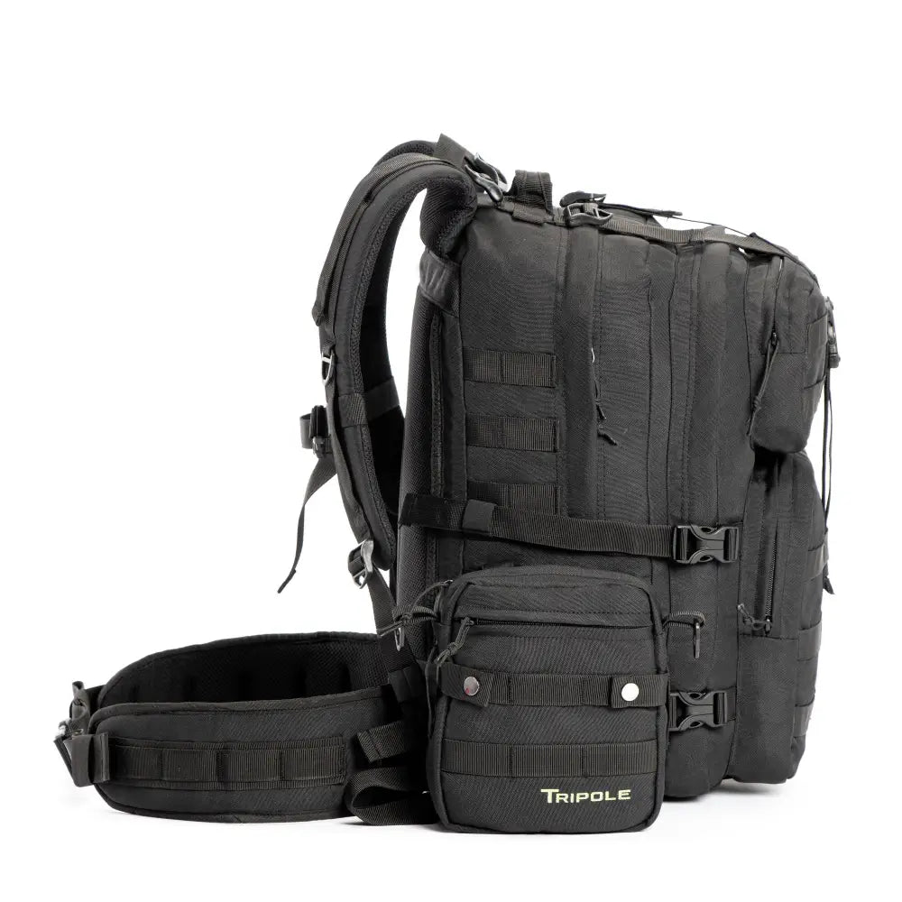 Tripole Alfa 45 Litre Military Tactical Backpack with Sling Bag - Rucksacks and Backpacks