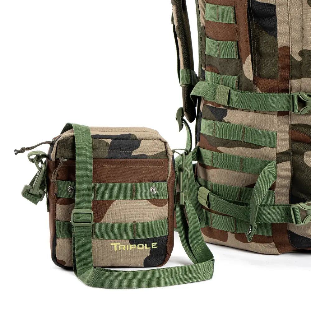 Tripole Alfa 45 Litre Military Tactical Backpack with Sling Bag - Rucksacks and Backpacks