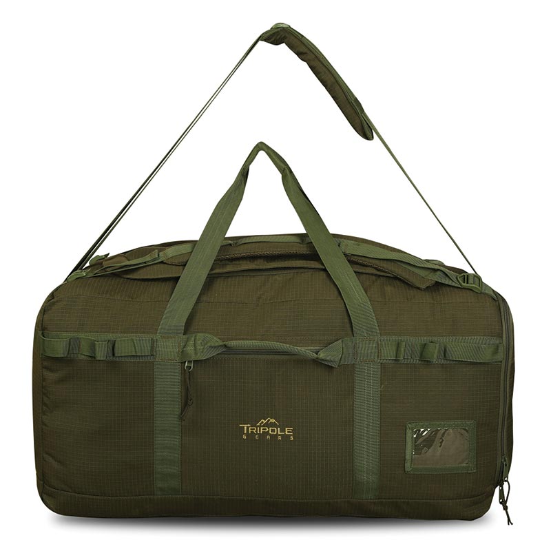 Tripole Basecamp Duffel Travel Bag-120 Litres - Olive Green / 120 litres - Rucksacks and Backpacks