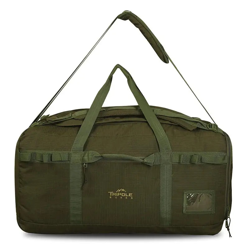 Tripole Basecamp Duffel Travel Bag-120 Litres - Olive Green / 120 litres - Rucksacks and Backpacks