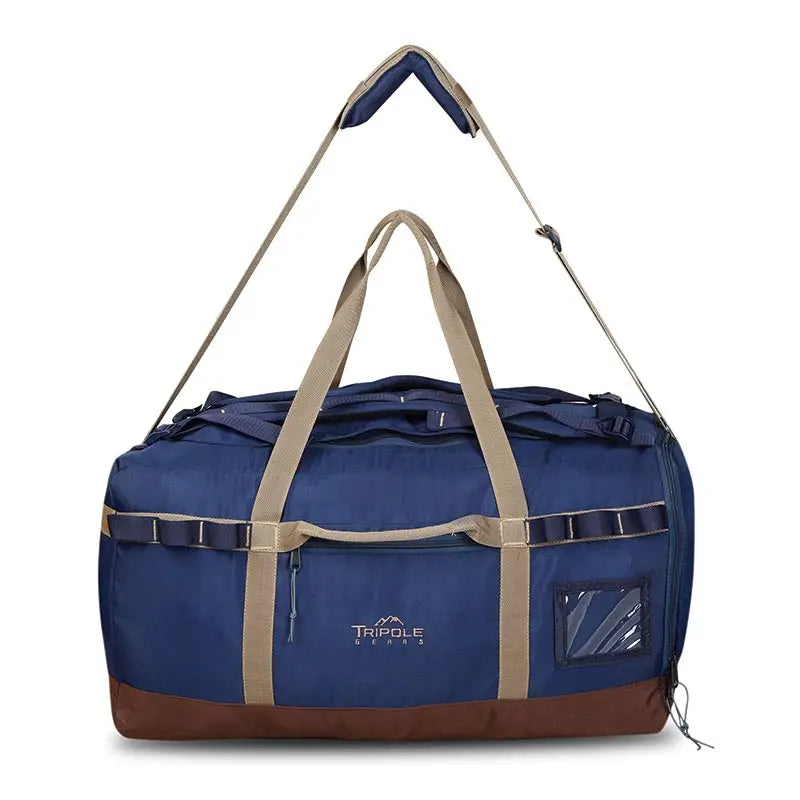 Tripole Basecamp Duffel Travel Bag-80 Litres - Navy / 80 litres - Rucksacks and Backpacks