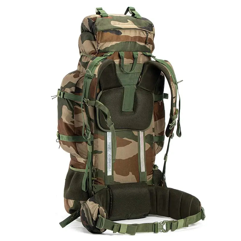 Tripole Colonel Pro Metal Frame Rucksack Front Opening with Detachable Bag and Cover-90 L - Rucksacks and Backpacks