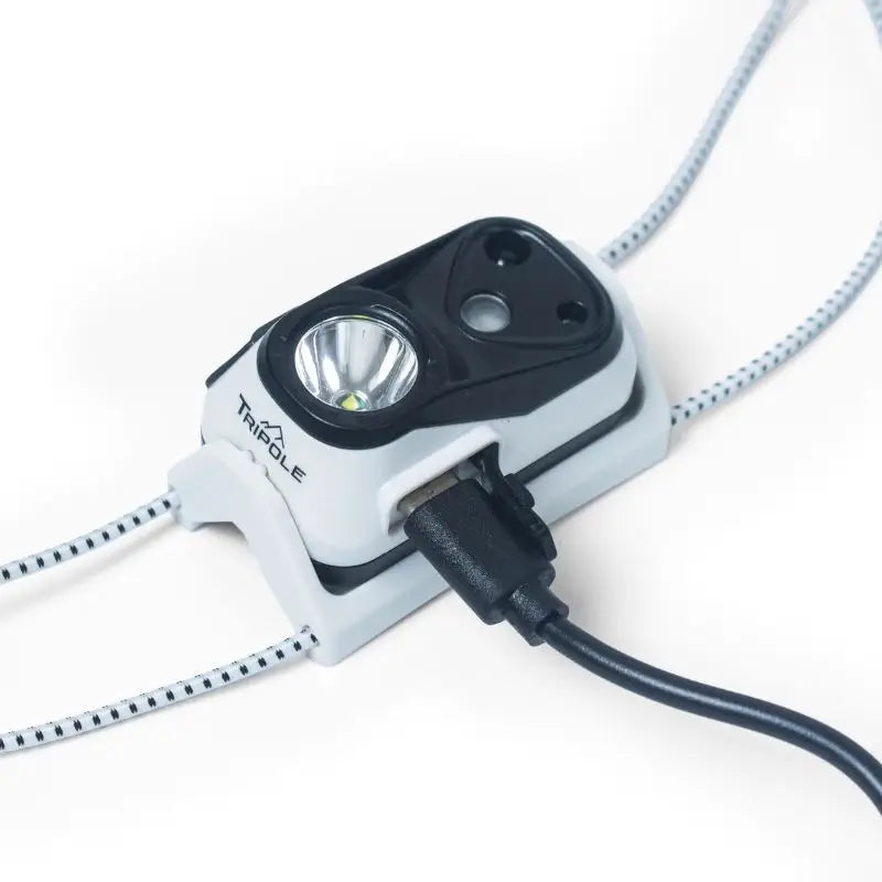 Tripole Lumos-R Head Torch and Head Lamp - White / One Size - Travel Essentials