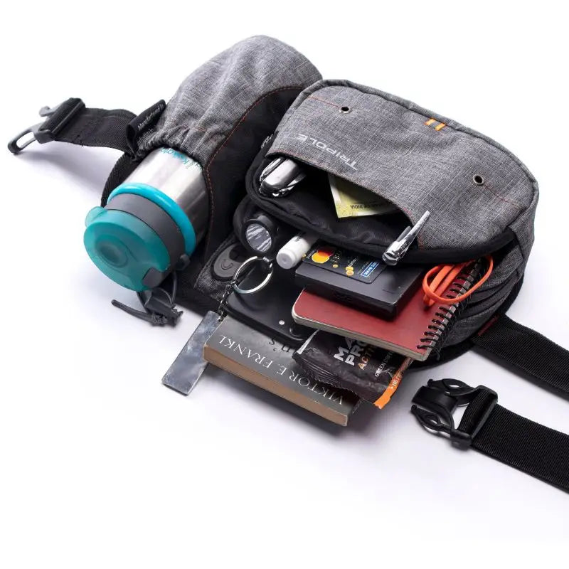Tripole (Pack of 2) Hydra Waist Pack with Bottle Holder for Running Cycling and Daily Use - Waist Packs